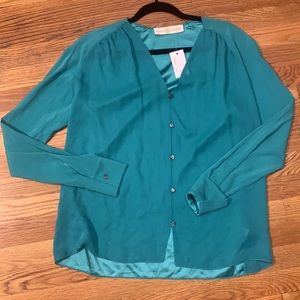 Ramy Brook never worn silk blouse! Size M